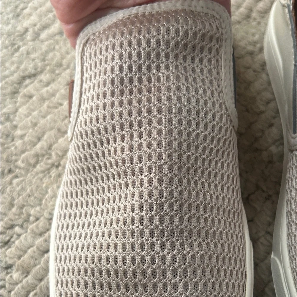 OLUKAI Slip-On Mesh Sneakers in Light Beige - Picture 13 of 13